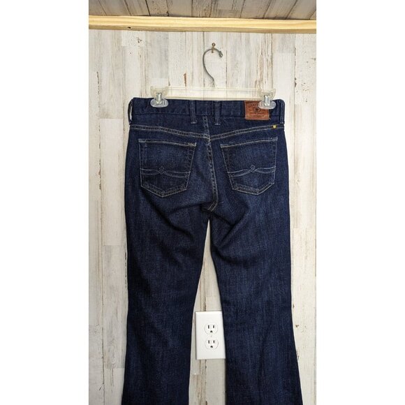 Lucky Sweet Jean Bootcut Jeans Women's 2/ 0 Dark Wash Boho Western Disco - Picture 7 of 14
